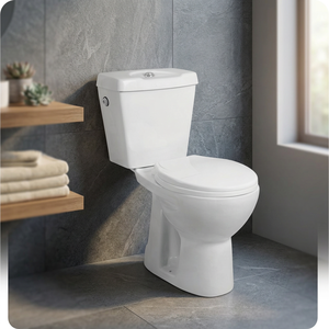 Turkish Design Two Piece Ceramic Toilet Budget Friendly Water Closet For Bathroom Use WC Set - Product Image 5