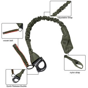 Sangle de sécurité tactique en polyester avec élastique interne, cordon de retenue personnel pour les sports de plein air, l'entraînement et le camping - Product Image 4