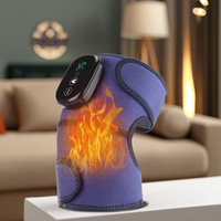 Masseur électrique sans fil Vibration Physiothérapie Épaule Coude Support Garde Noir Néoprène 5000mAh Batterie pour Joint