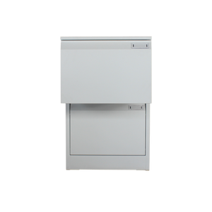 Armoire de classement de bureau en acier à 2 tiroirs, armoire verticale de bureau en métal avec <span class=keywords><strong>tiroir</strong></span> - Product Image 1