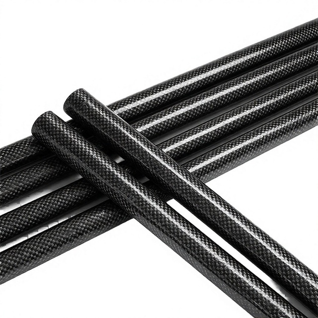 High Strength Lightweight Carbon Fiber Tube CFRP Pipe for Drone UAV, Medical Parts, Outdoor Camping Tent Pole OEM Custom Size