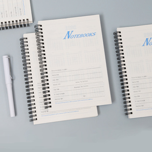 Giá tốt nhất 100 sheets PVC Bìa trường viết cuốn sách tùy chỉnh A6 B5 A4 A5 xoắn ốc máy tính xách tay cho sinh viên - Product Image 2