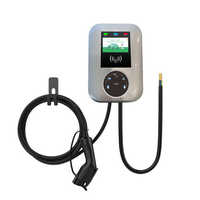 Chargeur mural AC pour véhicules électriques IP65 7 kW 11 kW 22 kW, station de charge rapide avec prise Type 2 pour voitures électriques
