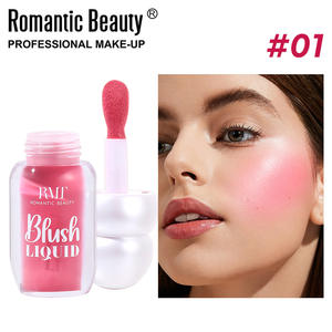 Rubor Líquido para Maquillaje Facial, Iluminador y Contorneador, 6 Colores, Protector Solar, Resistente al Agua, Larga Duración, Acabado Mate, Barra de Rubor - Product Image 6