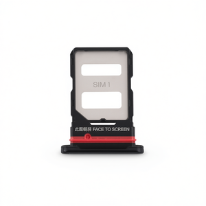Vassoio porta SIM Dual Cut nero di ricambio per Xiaomi Mi11T, inserto da schermo a schermo - Product Image 2