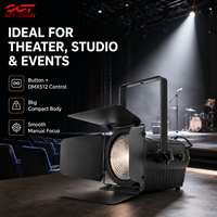 Projecteur LED Fresnel 200W pour Studio de Théâtre, Leko à gradation progressive 0~100%, DMX512, éclairage de scène pour Auditorium, Église, Mariage, Événement