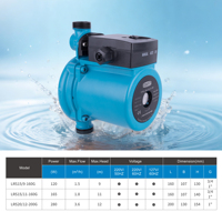 Pompa Booster Tekanan Otomatis 220V dengan Motor Tembaga Rendah Kebisingan dan Impeller untuk Penggunaan Rumah Tangga dengan Air Mancur untuk Penggunaan Pemasok