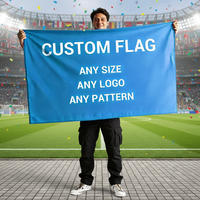 2026 Fußball-Weltmeisterschaft Länder-Fanflagge 48 Teams Fabrikpreis Sport Polyester Körperflagge mit Ärmel Individuelles Design Logo-Flagge