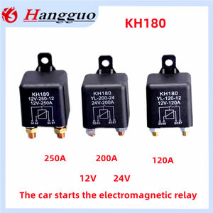 Relais électromagnétique automobile KH180 12V 24V 120A 200A 250A 4 broches, relais de démarrage et de préchauffage à courant élevé normalement fermé KH180 - Product Image 2