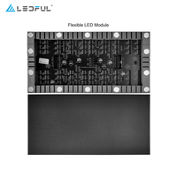 Écran LED souple en forme de colonne cylindrique, personnalisé en couleur pleine, pour intérieur, panneau LED flexible OEM, module d'affichage LED incurvé P1.875 P2 P2.5 P3