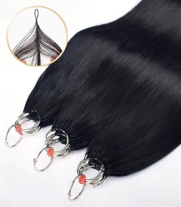 Extensions de cheveux à pointe plumeuse en gros, 100 % cheveux humains vierges, extensions de cheveux naturels à pointe en kératine - Product Image 1