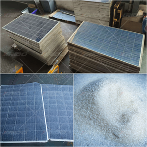 Machine de traitement de panneaux solaires d'<span class=keywords><strong>occasion</strong></span> pour le retrait des cadres en aluminium et la séparation des plaques de verre - Product Image 5