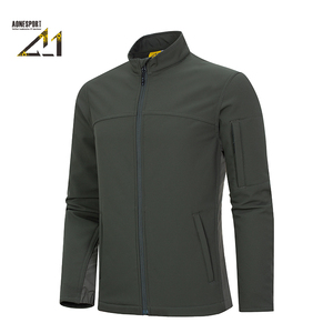 Chaqueta Larga Impermeable para Hombre A-1, con Capucha y Cierre de Cremallera, Transpirable, de Poliéster Tejido, para Senderismo al Aire Libre - Product Image 3
