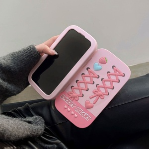 Custodia per telefono con specchio a ribalta per ragazze, design a taccuino, protezione completa per Phone17promax, 14/15, 14Pro, 14Promax, 16pro - Product Image 2