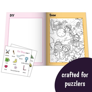 Tablero de Dibujo de Viaje para Niños, Juego Silencioso, Papel Ecológico, Educativo, Encuentra Pegatinas, Diversión, Entrenamiento de Pensamiento, Busca y Encuentra - Product Image 5