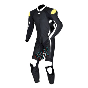 Equipo de Motociclismo Traje de Carreras de Cuero de 1 Pieza con Chaqueta de Moto con Protección CE para Hombre Traje de Motociclista - Product Image 1
