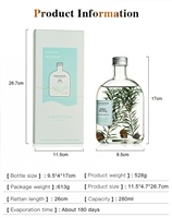 Bâton de diffuseur d'arôme de luxe de haute qualité pour la décoration intérieure désodorisant d'huile essentielle bio naturel aromathérapie liquide