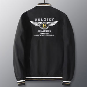 Chaqueta para hombre, nueva colección primavera-otoño 2025, estilo coreano, informal, con bordado, cuello tipo béisbol, uniforme, abrigo para hombre, estilo Joker. - Product Image 3