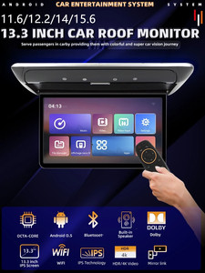 New 15.6 inch cảm ứng điện dung màn hình Màn hình Android 13 4g64g USB bus/xe lật Trần Roof Mount overhead TV Stereo MP5 Máy nghe nhạc - Product Image 3