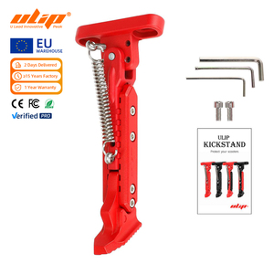 Ulip V2 17 CM Red Longer Adjustable Fit for 9bot Max G30 Electric Scooter Kickstand Aluminum Foot Support Footrest Side <b>Stand</b> - Product Image 1
