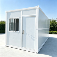 Maison conteneur pliable ignifuge, bureau modulaire préfabriqué, mini-maison extensible, unité d'isolement, dortoir mobile, maison préfabriquée