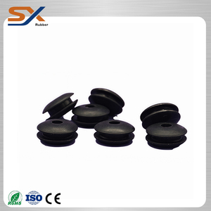 Tùy chỉnh Silicone cuộn dây điện dây cao su <span class=keywords><strong>Grommet</strong></span> cao cấp 5 mét Đường kính bên trong với tấm kim loại - Product Image 4