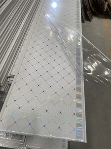 Trang trí hoàn hảo mẫu miễn phí chống cháy mái ngói PVC gạch Trần không thấm nước cho nội thất - Product Image 5