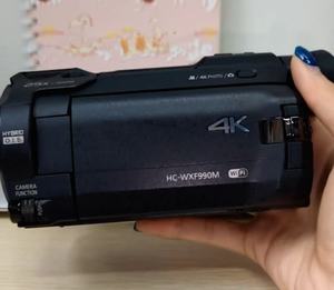 Caméscope portable Panasonic HC-WXF990M 4K d'occasion avec double objectif LEICA Dicomar, zoom optique 20x, mémoire intégrée de 64 Go, prêt à être expédié - Product Image 1