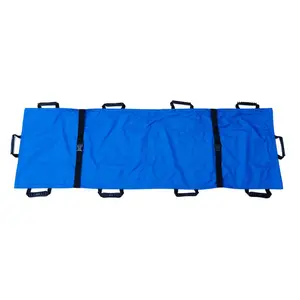 Nursing Professional Manufacture Medical Emergency Fireproofing Waterproof Soft Foldable Ambulance Emergency Soft Stretcher