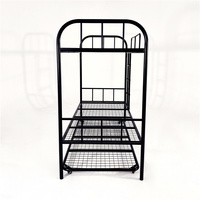 Lit superposé en métal robuste de l'usine chinoise Lit double pliable en fer pour adultes enfants École jumelle moderne Hôtel Appartement Entrepôt