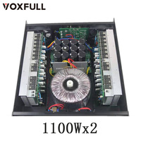 Voxfull 3U ev/profesyonel 5.1 Metal kanal alıcıları ve amplifikatörler 100W + 100W Hifi sınıf H ses güç amplifikatörü