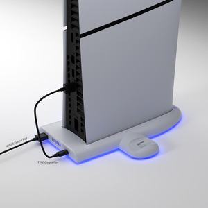 แท่นทำความเย็น PS5 Slim พร้อมที่ชาร์จคอนโทรลเลอร์ ไฟ RGB รุ่น TP5-3528 - Product Image 2