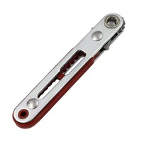 Mini clé à cliquet en acier au chrome-vanadium 1/4 po, à dégagement rapide, avec poignée de tournevis et embout hexagonal, outil de réparation, couple maximal de 1000 lb-pi
