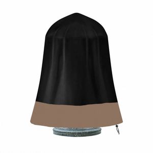 Bain d'oiseaux et fontaine d'hiver bicolore 420D argenté pour extérieur, ornement de jardin étanche avec housse anti-poussière - Product Image 1