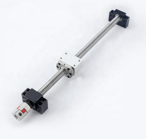 Özel uzunluk NTL yüksek hassasiyetli Nut 3210 100mm CNC doğrusal hareket C7 rulman kurşun vidalı somun ile destekler - Product Image 2