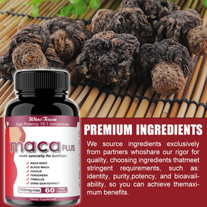 Maca Capsules Booster de fertilité masculine Maca Plus Pilules pour les pieds <span class=keywords><strong>Capsule</strong></span> d'usine Pilule pour hommes et femmes - Product Image 3