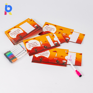 การ์ดเรียนรู้ตัวอักษรและ<span class=keywords><strong>ตัว</strong></span>เลขสำหรับเด็กแบบกำหนดเอง พร้อมปากกาลบได้ เคลือบเงา เช็ดทำความสะอาดได้ เป็นมิตรกับสิ่งแวดล้อม รีไซเคิลได้ เหมาะสำหรับการศึกษา - Product Image 5