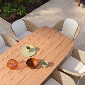 Recién llegado, diseño de marco de madera para Patio exterior, muebles de exterior, sillón y Mesa - Product Image 4