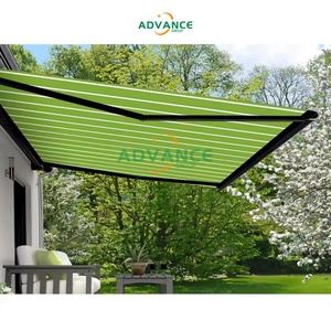 Auvent de protection solaire extérieur robuste, cassette, projection maximale de 4 m, bras rétractable, auvent à cassette complet - Product Image 3