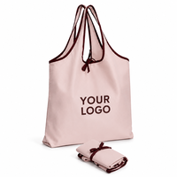 Sac fourre-tout pliable en toile avec logo personnalisé imprimé, réutilisable, enroulable, pour courses, écologique, vente en gros