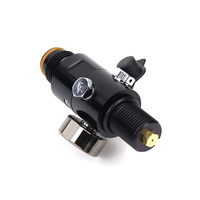 Régulateur de pression pour bouteille d'air HPA 4500 PSI, compatible avec les filetages M18*1.5, pression de sortie 1800 PSI