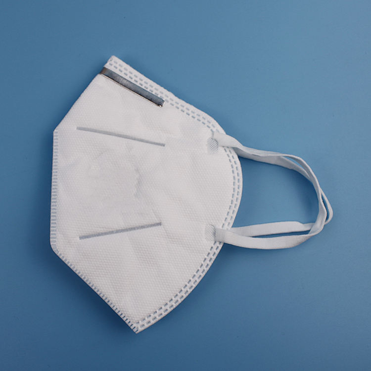 White Folding Earloop Medical Masks Disposable Kn95 Facing Mask Wholesale