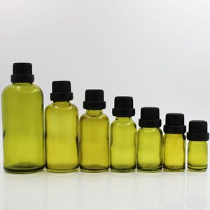 Botellas de Vidrio <span class=keywords><strong>Verde</strong></span> Oliva de 10 ml, 15 ml, 30 ml, 50 ml para Aceites Esenciales, Botellas con Tapa de Rosca de Vidrio <span class=keywords><strong>Verde</strong></span> Claro - Product Image 5