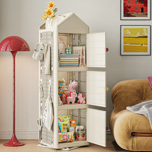 Rmier Вращающийся складной стеллаж для хранения с вращающимися роликами, регулируемый сверхпрочный органайзер для полок для домашней мастерской - Product Image 6