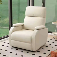 Fauteuil inclinable vert clair pour bureau à domicile Dossier réglable et repose-pieds pour tables de massage