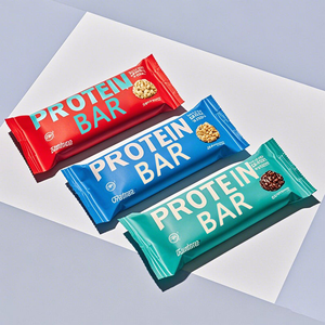 Emballage alimentaire en aluminium imprimé sur mesure avec logo, sachet de <span class=keywords><strong>chocolat</strong></span>, emballage énergétique, sachet de protéines, barres énergétiques - Product Image 3