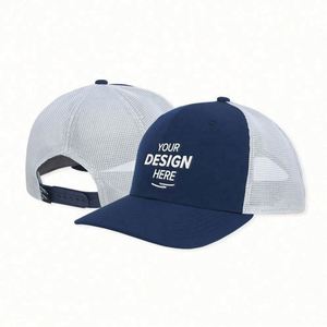 Casquette de sport trucker 5 panneaux en mousse pour homme, respirante, tendance, avec logo personnalisé sérigraphié, décontractée, pour l'extérieur, hip-hop, plage - Meilleures ventes - Product Image 2
