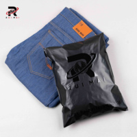 Sacs d'expédition personnalisés pour vêtements avec logo, grand format, marron, brillant UV ou mat, pour livraison de vêtements