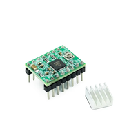 Module de commande de moteur pas à pas A4988 DRV8825, 16/32 micro pas avec dissipateur thermique pour imprimante 3D CNC Reprap Arduino