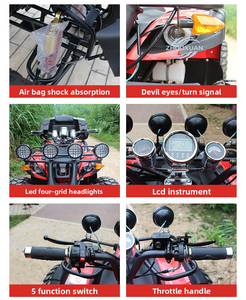 Cuatrimoto Todoterreno para Adultos de 200 CC con Tracción en las 4 Ruedas, Motocicleta de Alta Calidad con Transmisión Automática por Cadena - Product Image 2